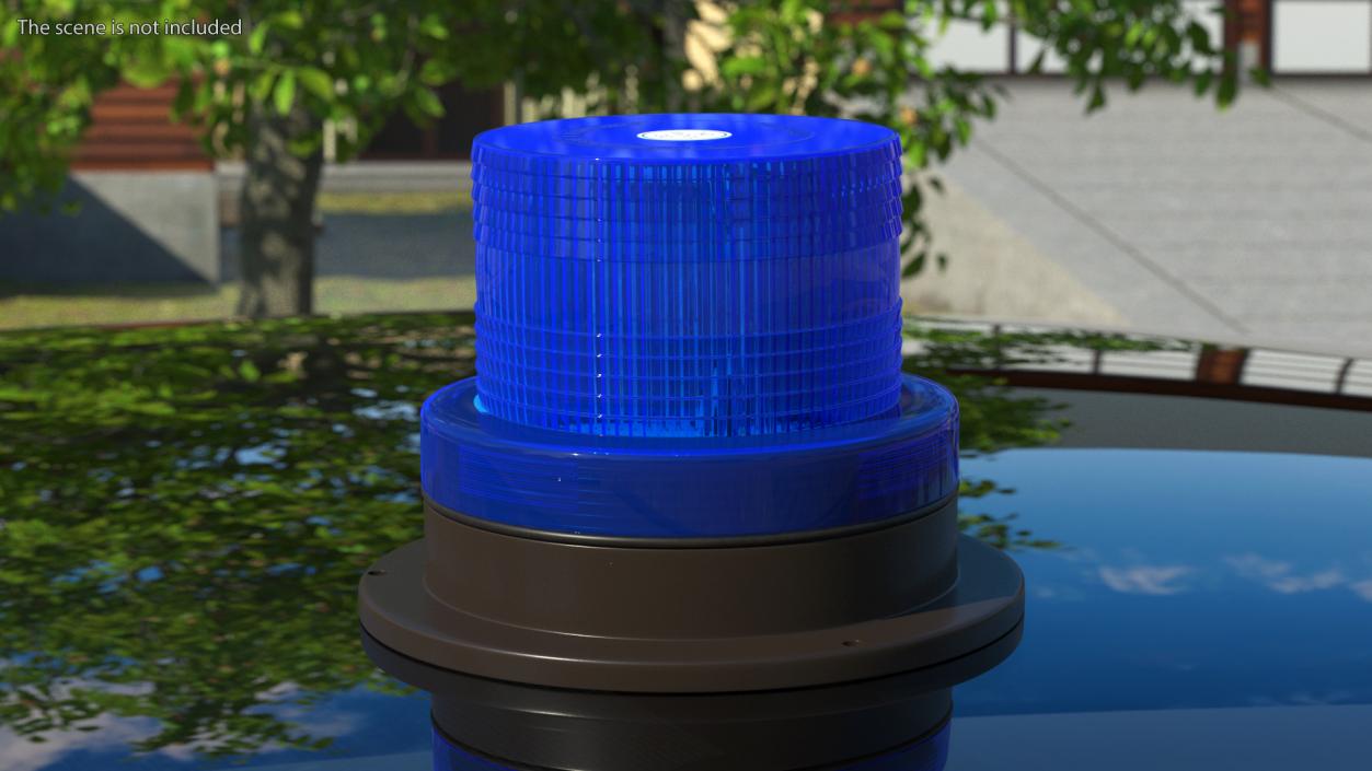 3D model LED Beacon Blue