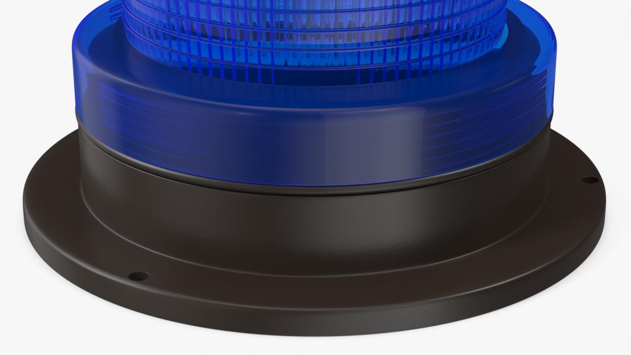 3D model LED Beacon Blue