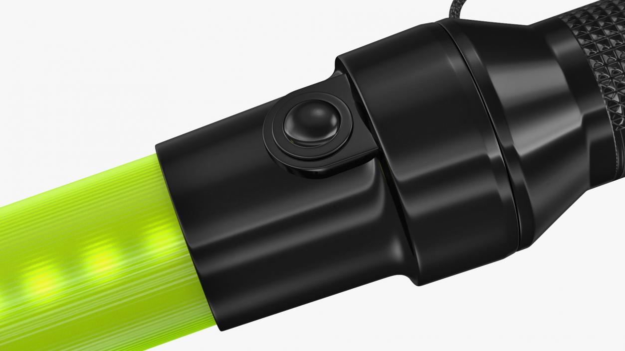 3D LED Traffic Control Baton Green