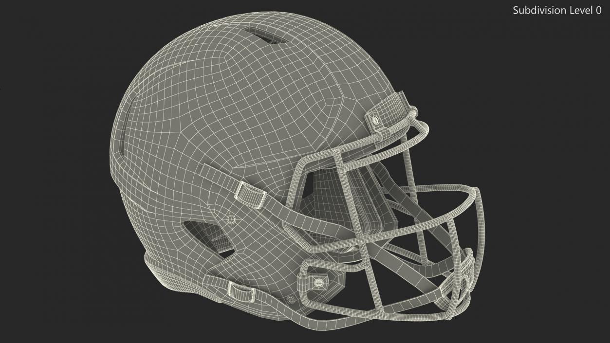 Riddell American Football Helmet 3D