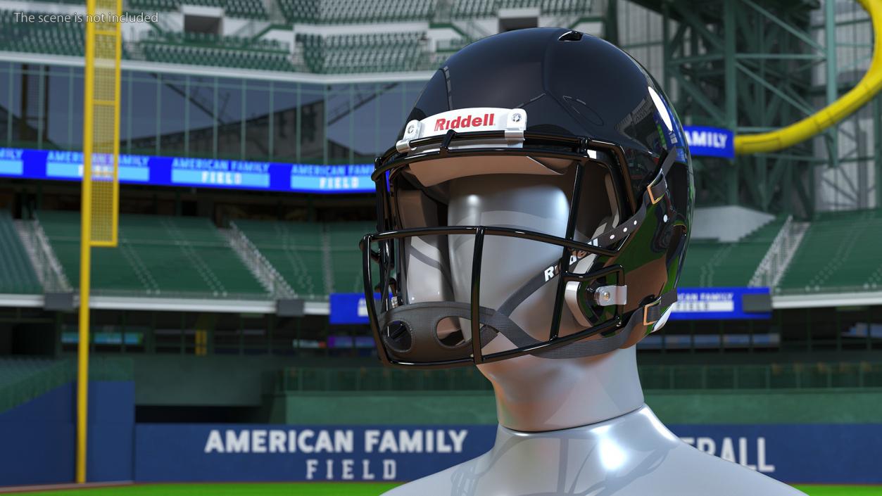 Riddell American Football Helmet 3D