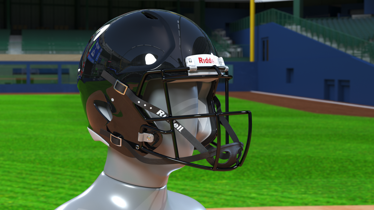 Riddell American Football Helmet 3D