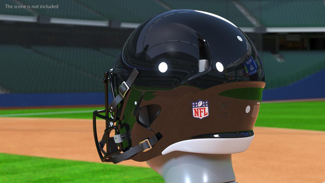 Riddell American Football Helmet 3D