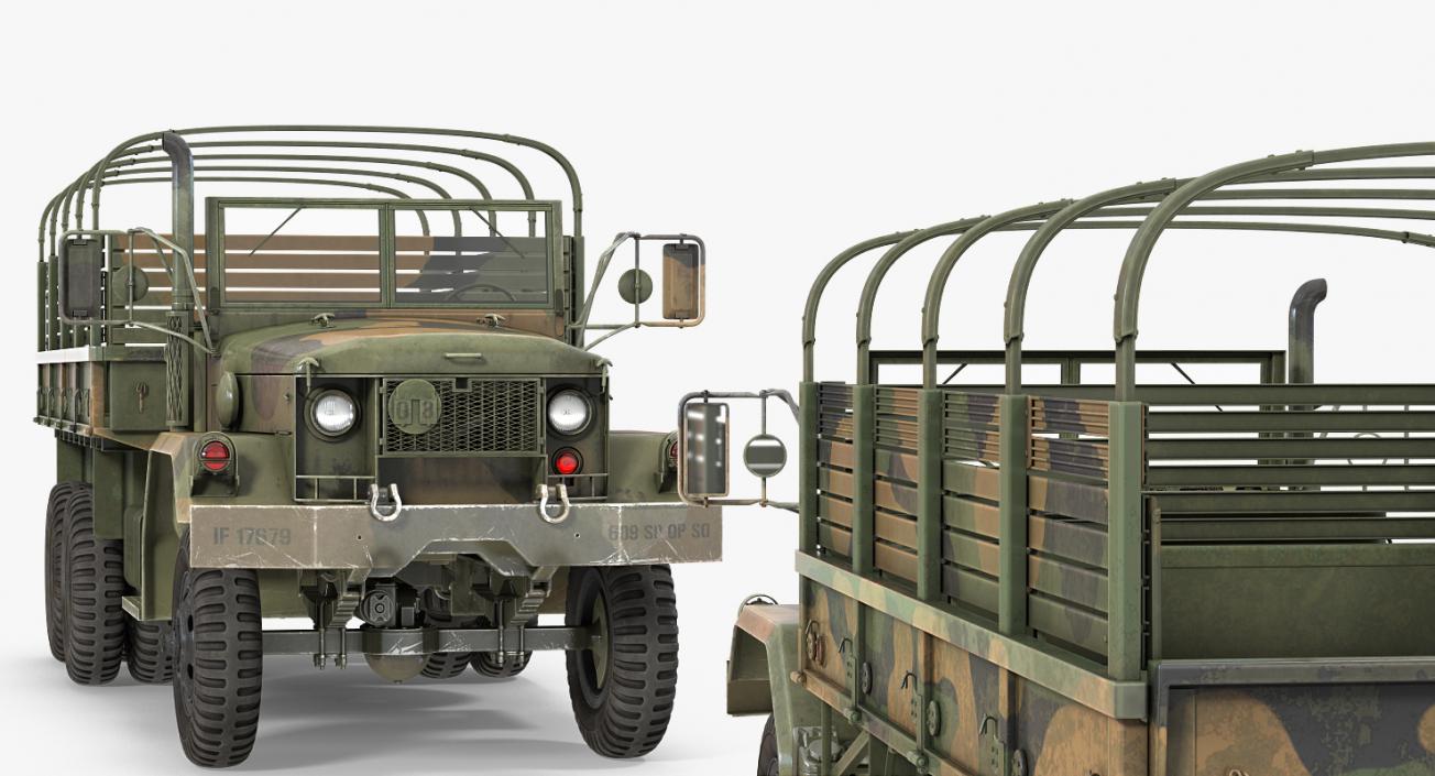 US Army WWII Trucks Collection 2 3D