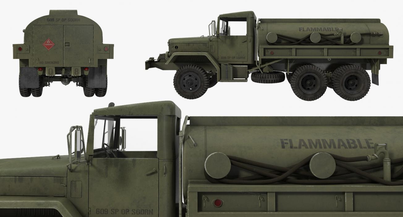 US Army WWII Trucks Collection 2 3D