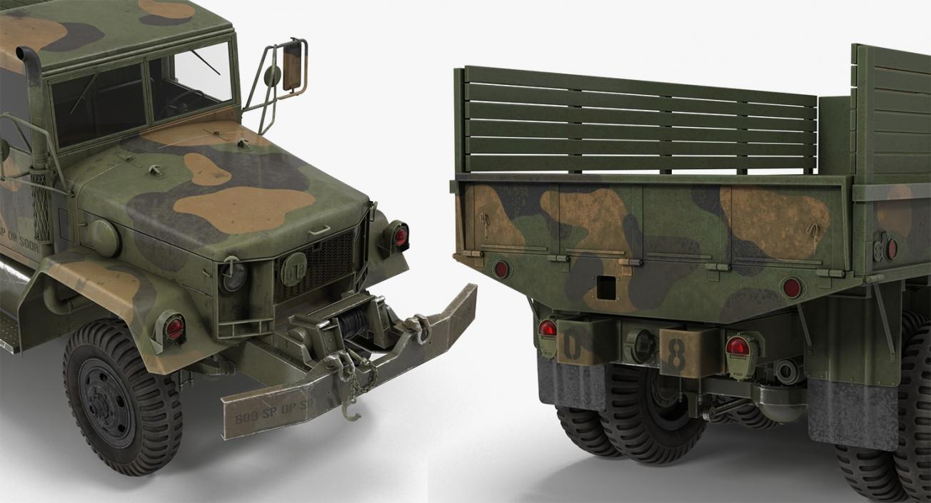 US Army WWII Trucks Collection 2 3D