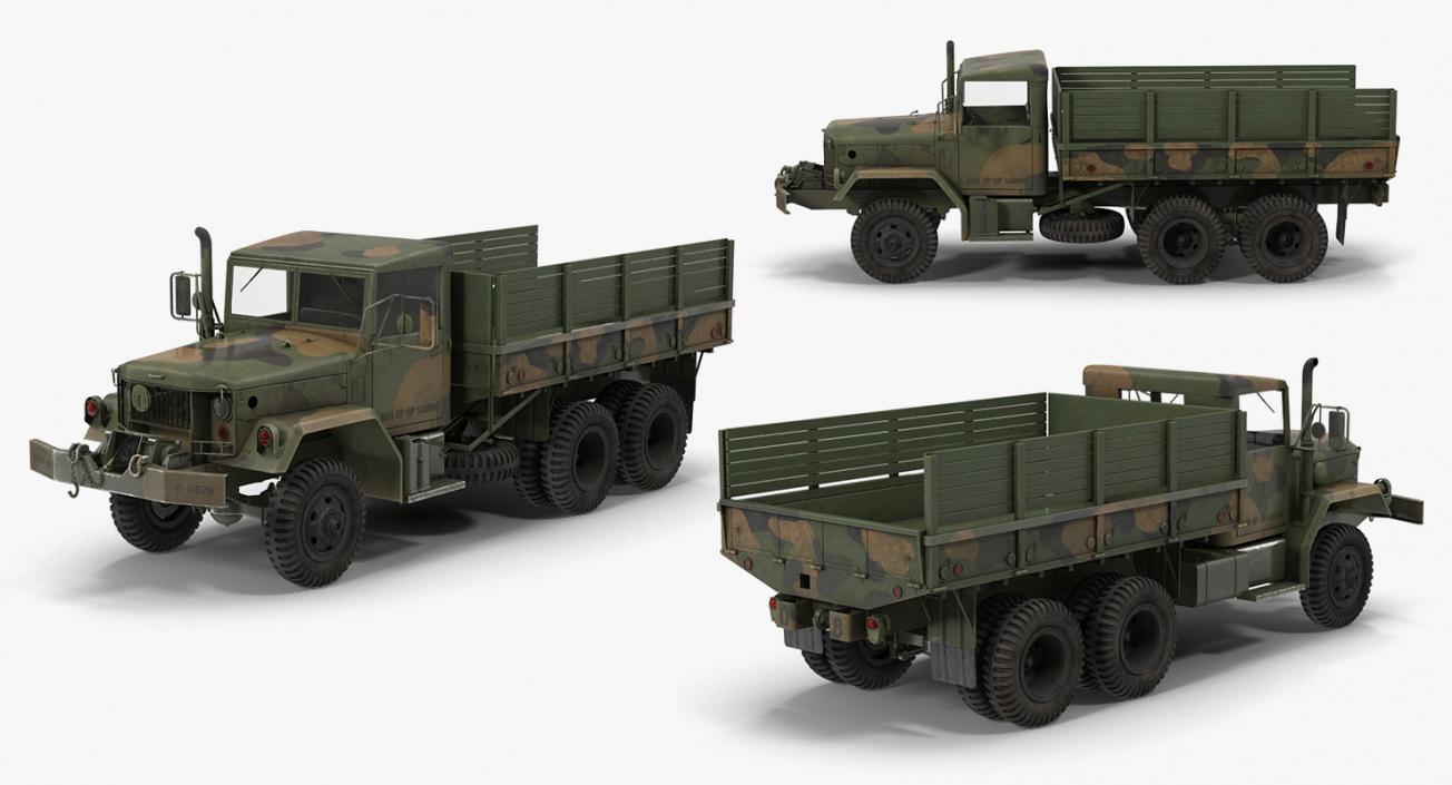 US Army WWII Trucks Collection 2 3D