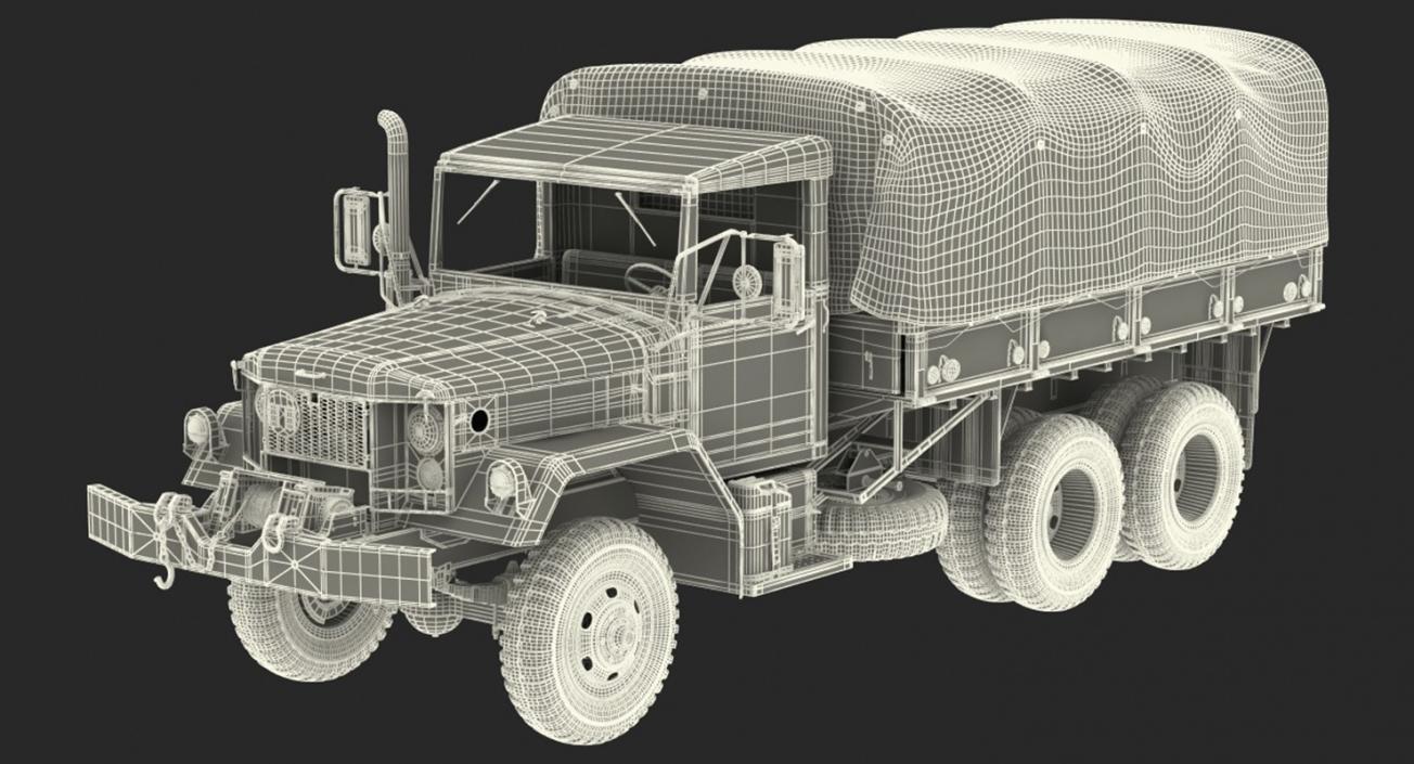 US Army WWII Trucks Collection 2 3D