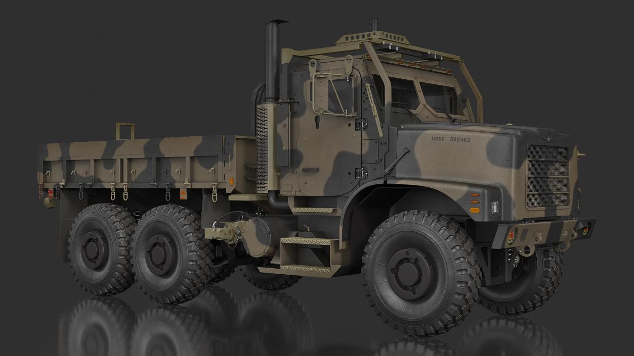 US Army WWII Trucks Collection 2 3D