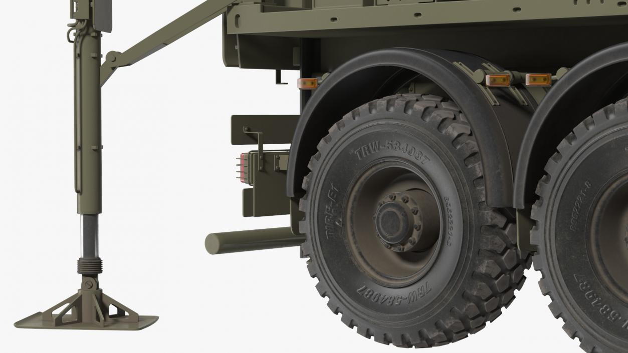 3D Mobile Medium Range Air Defense Missile System