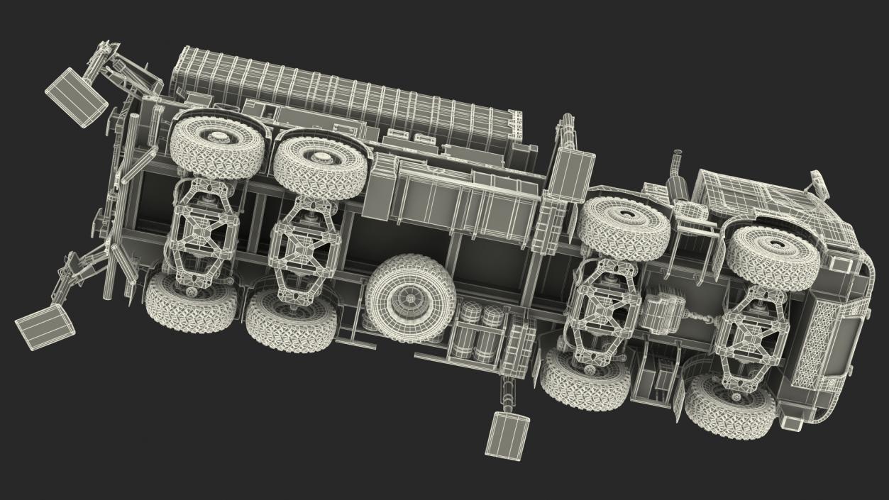 3D Mobile Medium Range Air Defense Missile System