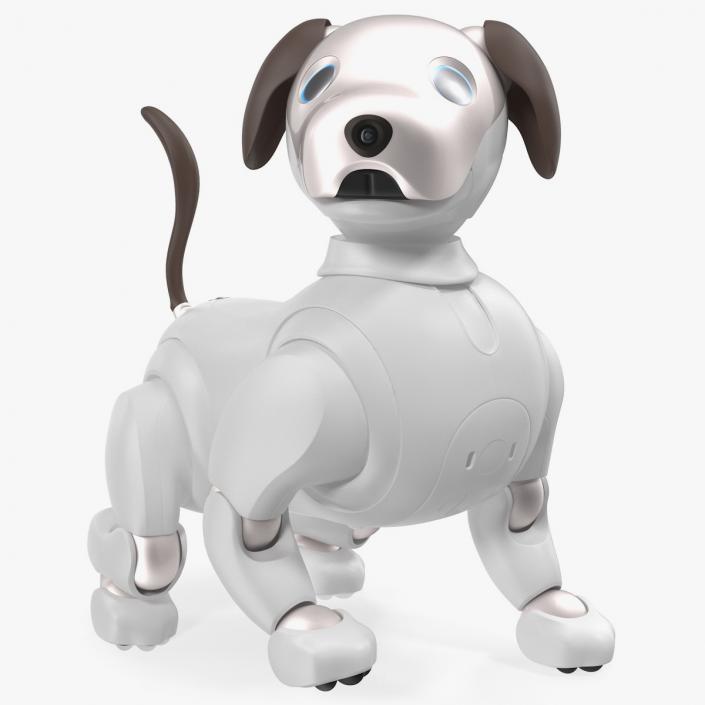 3D Sony Aibo 2017 Robotic Pet Rigged model