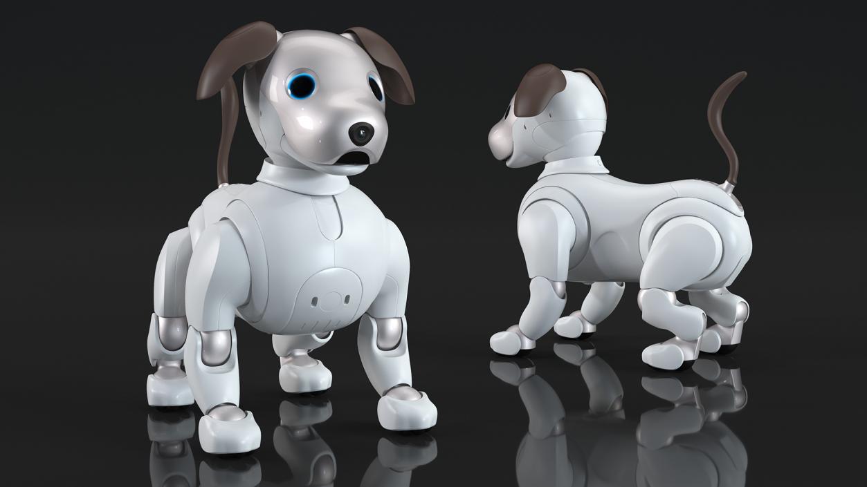 3D Sony Aibo 2017 Robotic Pet Rigged model