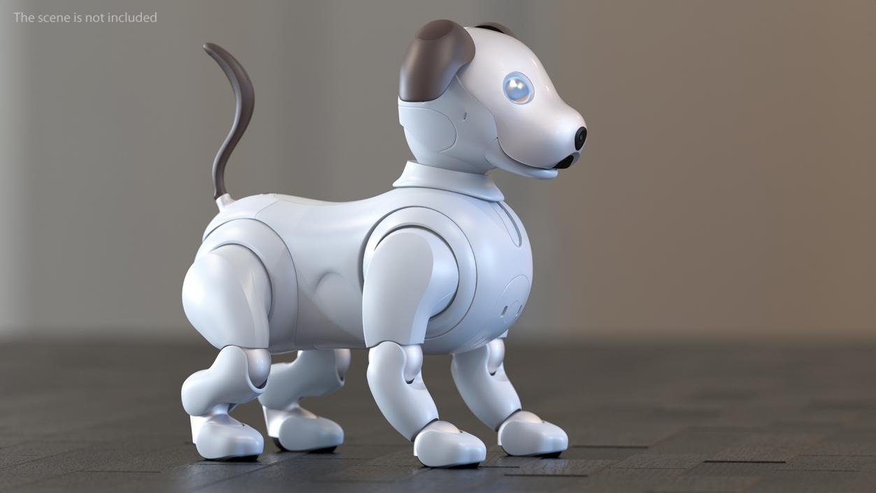 3D Sony Aibo 2017 Robotic Pet Rigged model