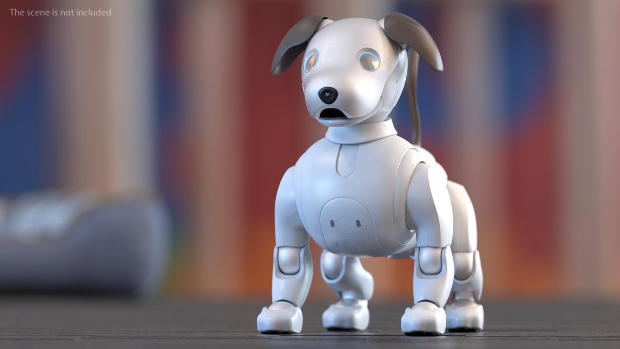 3D Sony Aibo 2017 Robotic Pet Rigged model