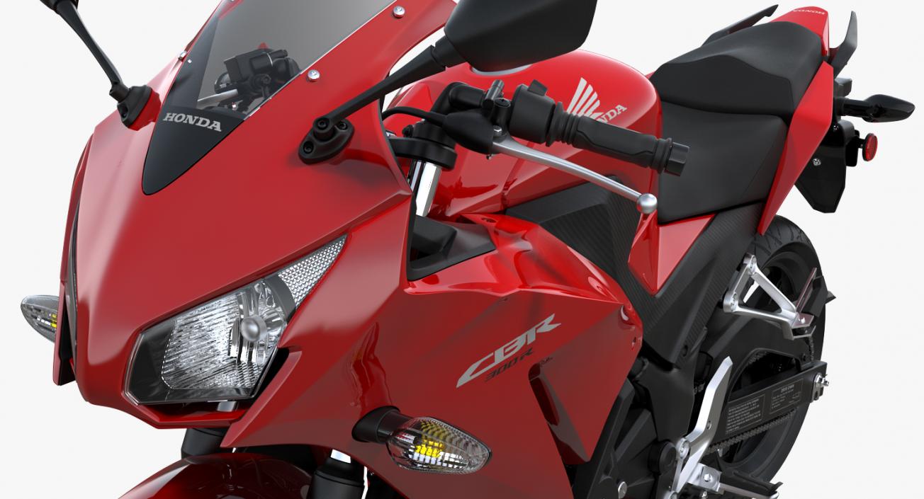 3D Honda CBR300R 2016 Lightweight Motorcycle