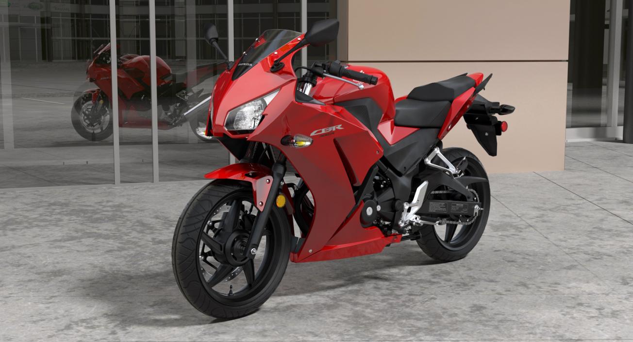 3D Honda CBR300R 2016 Lightweight Motorcycle