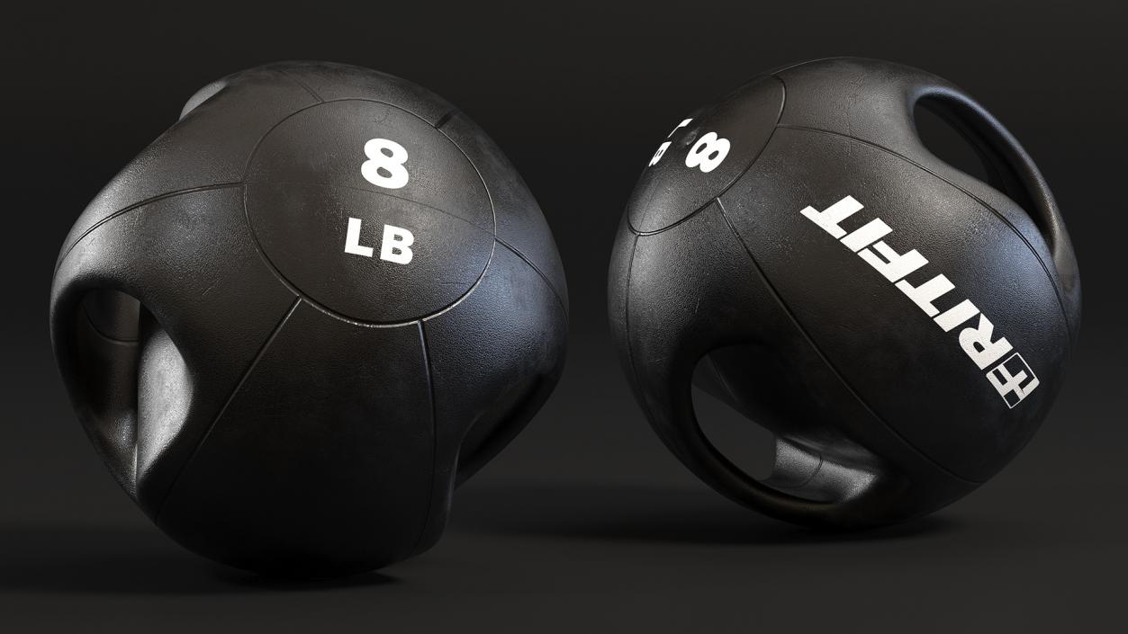 Medicine Ball Ritfit 8LB 3D model