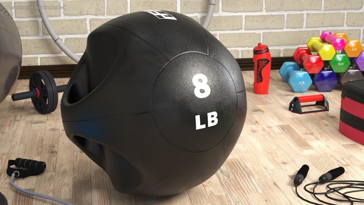 Medicine Ball Ritfit 8LB 3D model