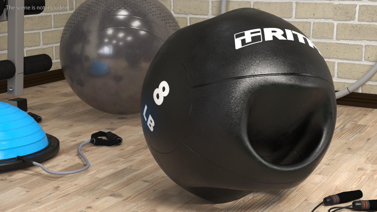 Medicine Ball Ritfit 8LB 3D model