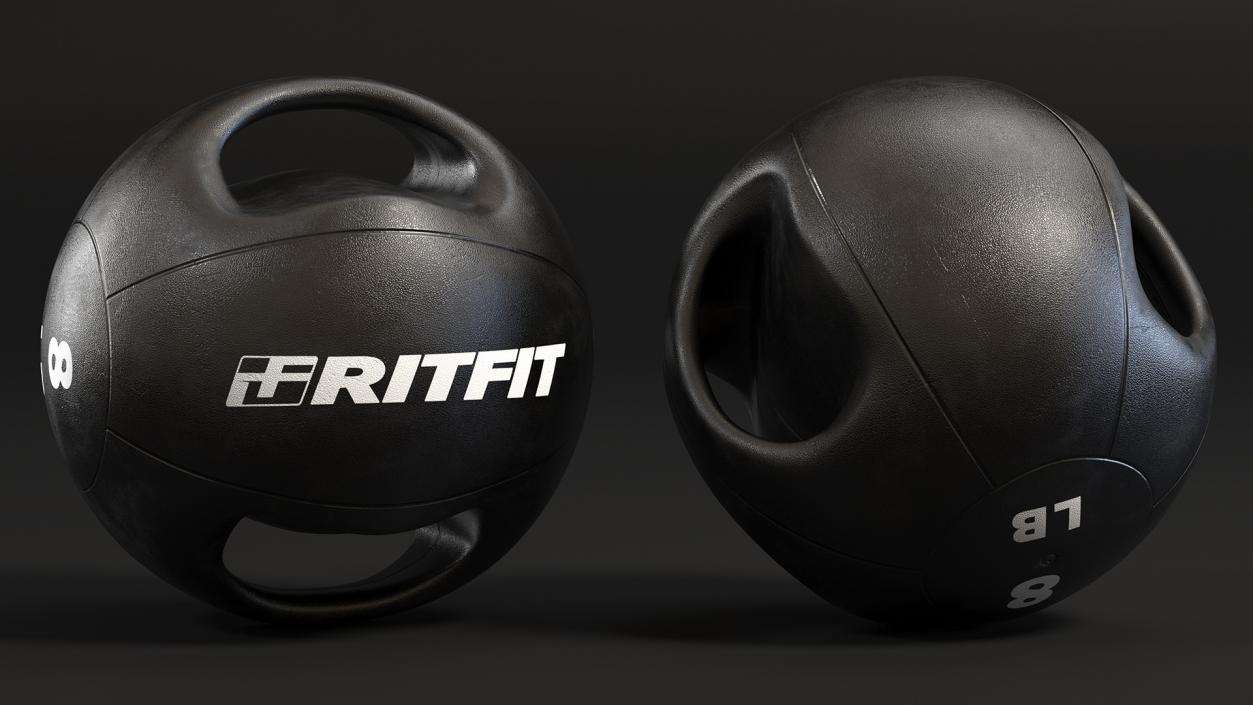 Medicine Ball Ritfit 8LB 3D model