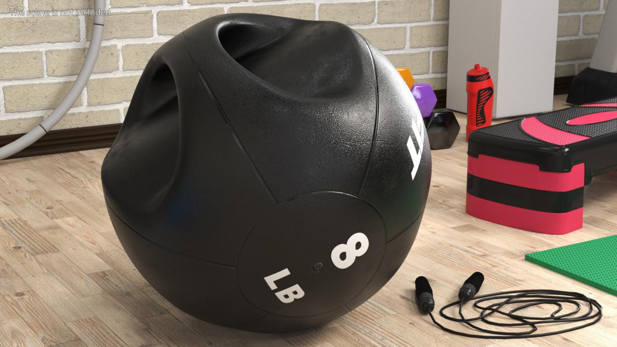 Medicine Ball Ritfit 8LB 3D model