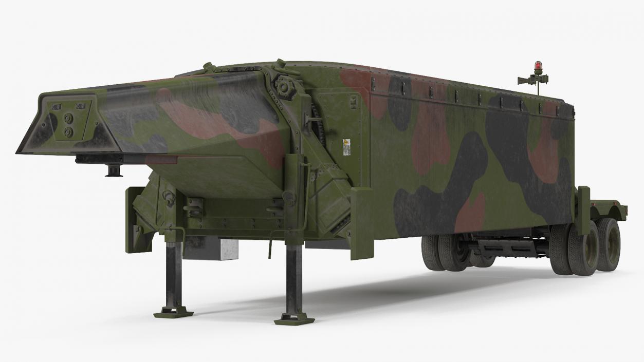 3D Camouflage AN TPY2 Radar Rigged