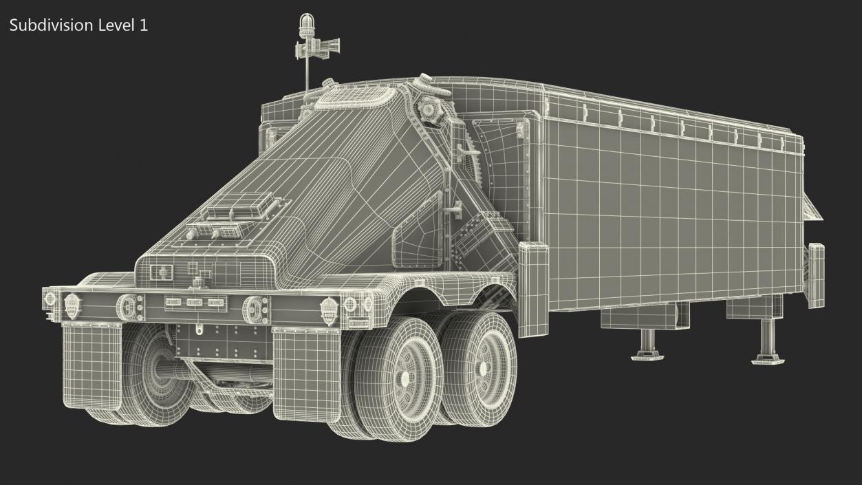 3D Camouflage AN TPY2 Radar Rigged