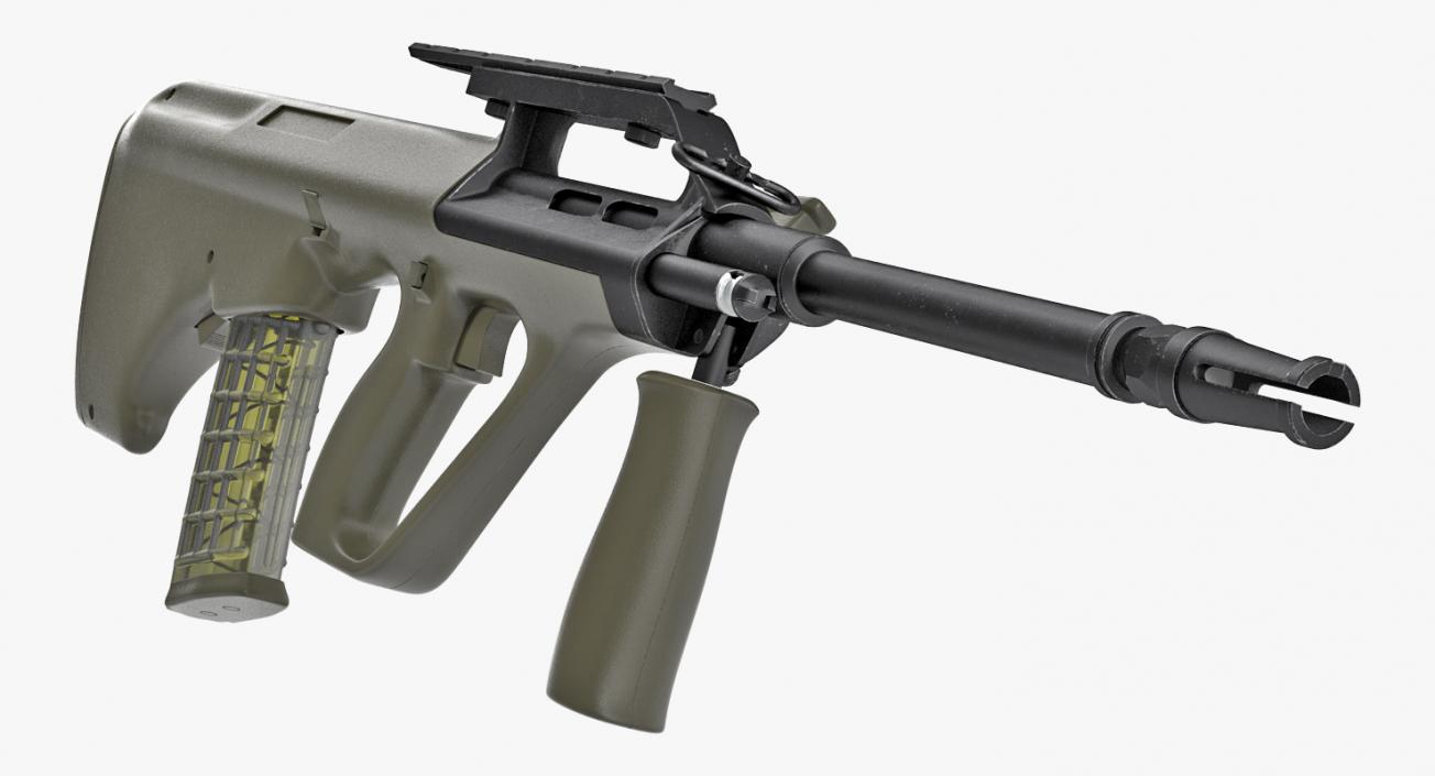 Bullpup Assault Rifle Steyr AUG A2 3D model