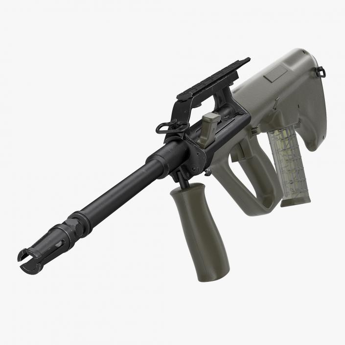 Bullpup Assault Rifle Steyr AUG A2 3D model