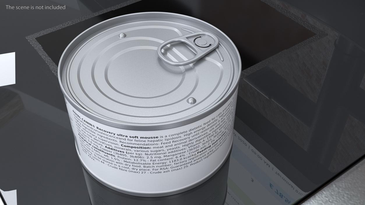 3D Pet Canned Food Collection 2 model