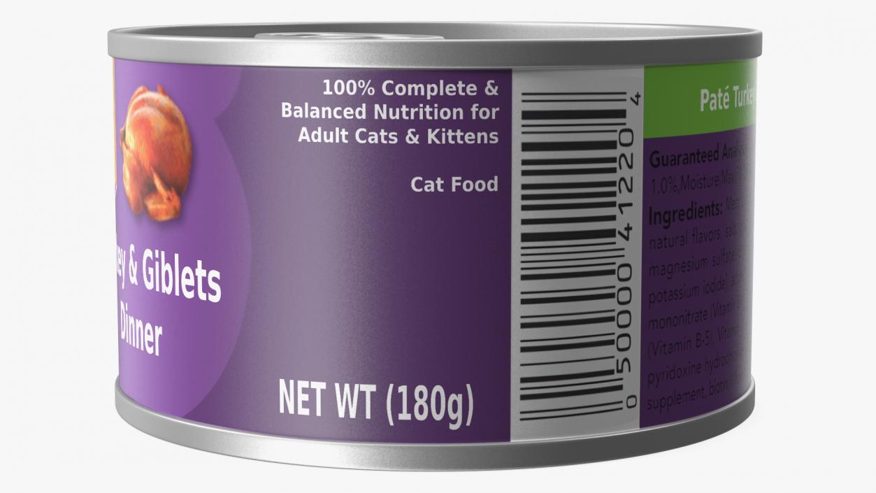 3D Pet Canned Food Collection 2 model