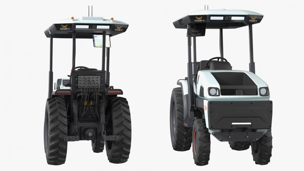 3D model Monarch Fully Electric Tractor