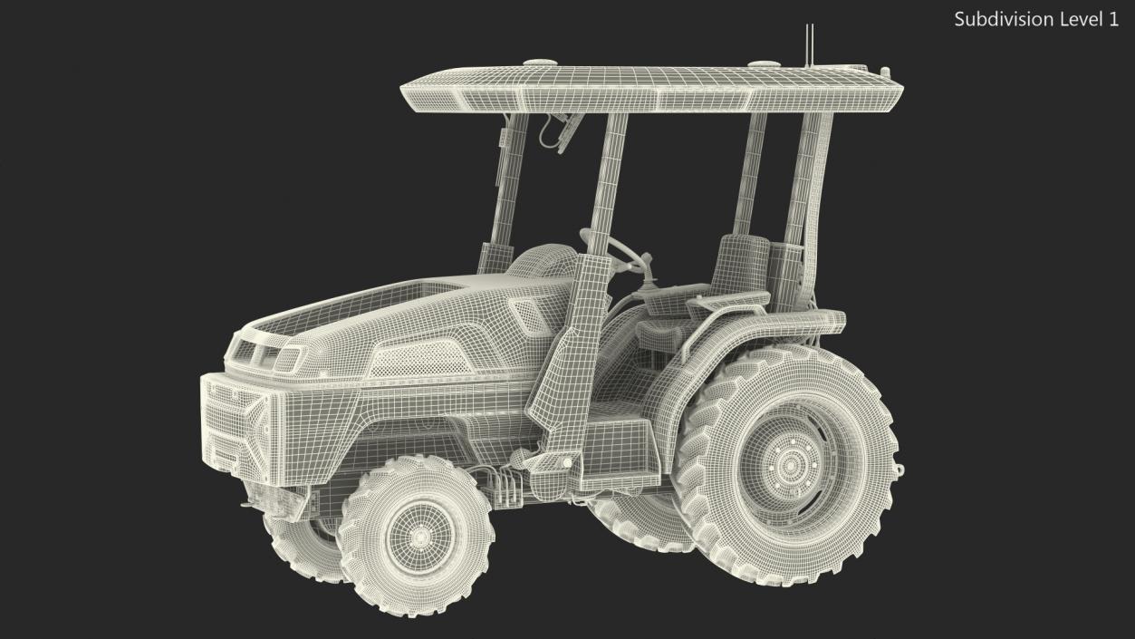 3D model Monarch Fully Electric Tractor