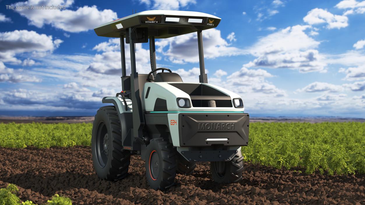 3D model Monarch Fully Electric Tractor