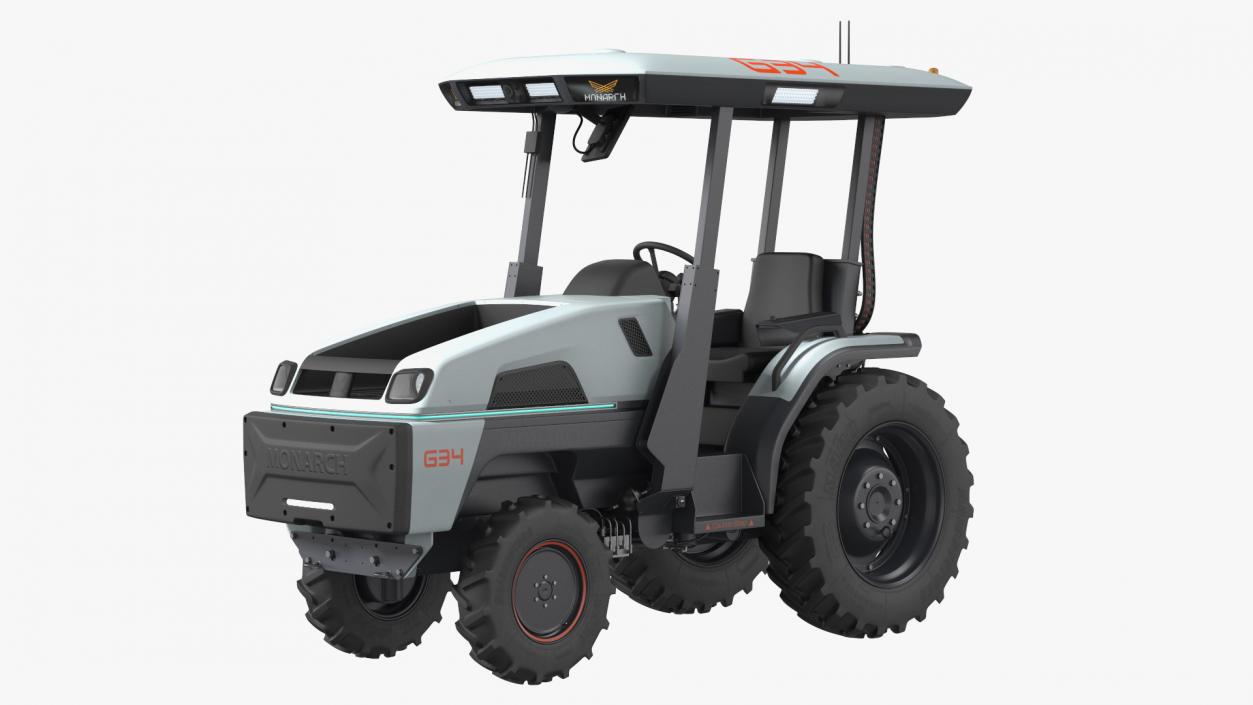 3D model Monarch Fully Electric Tractor