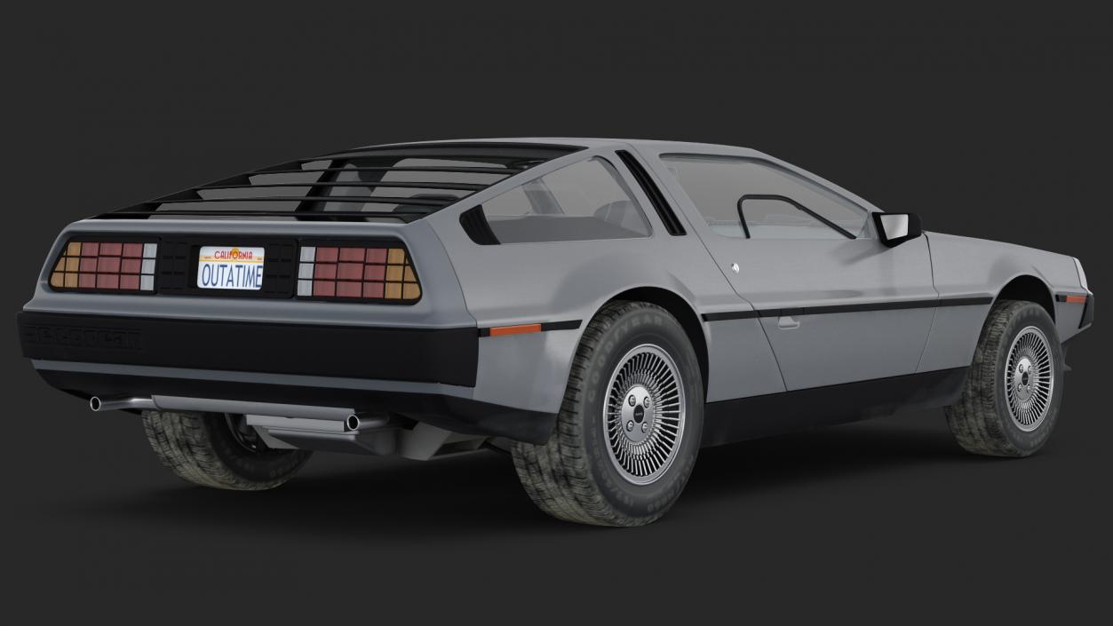 DeLorean DMC-12 Rigged 3D