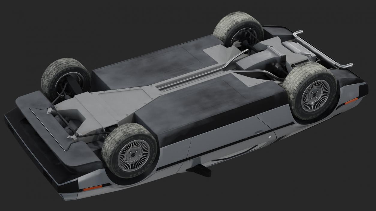 DeLorean DMC-12 Rigged 3D