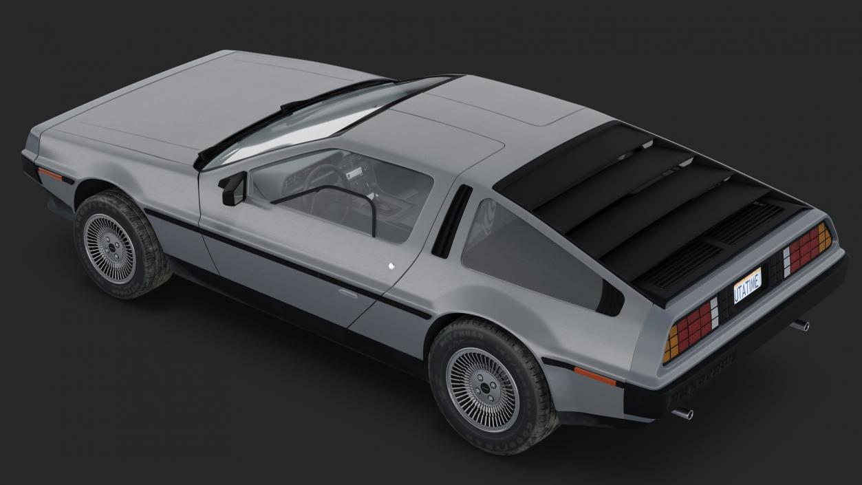 DeLorean DMC-12 Rigged 3D