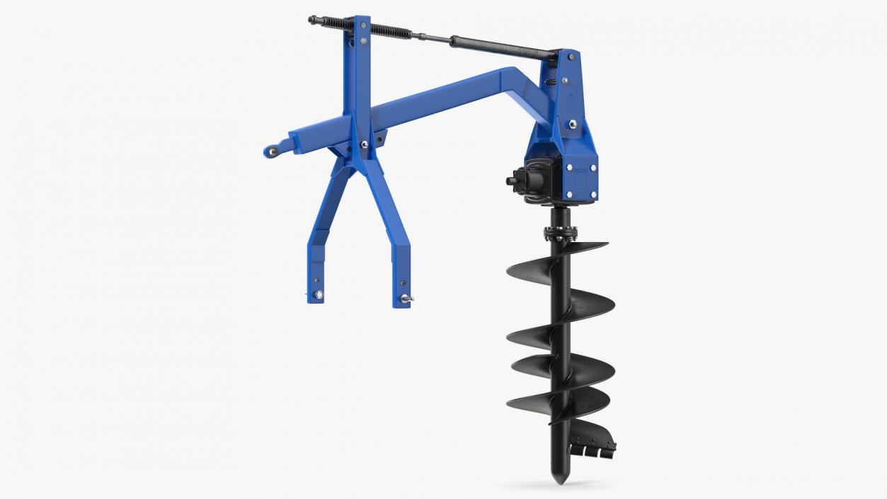 3D Hydraulic Post Hole Digger