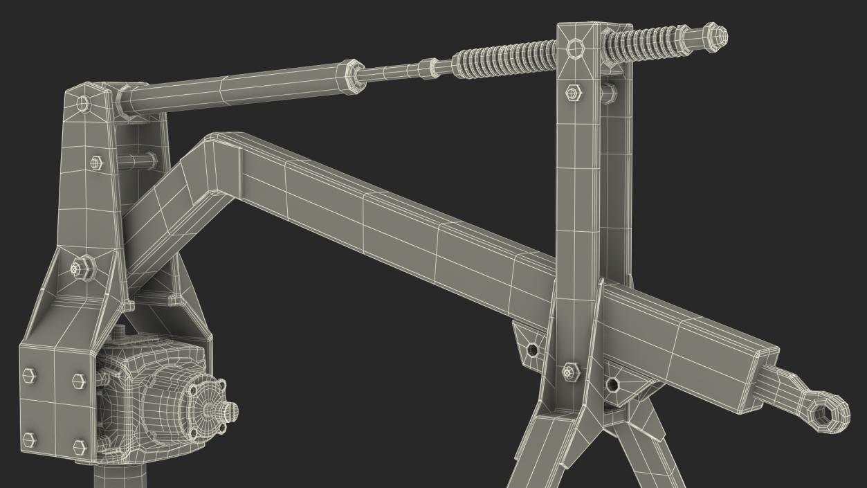 3D Hydraulic Post Hole Digger