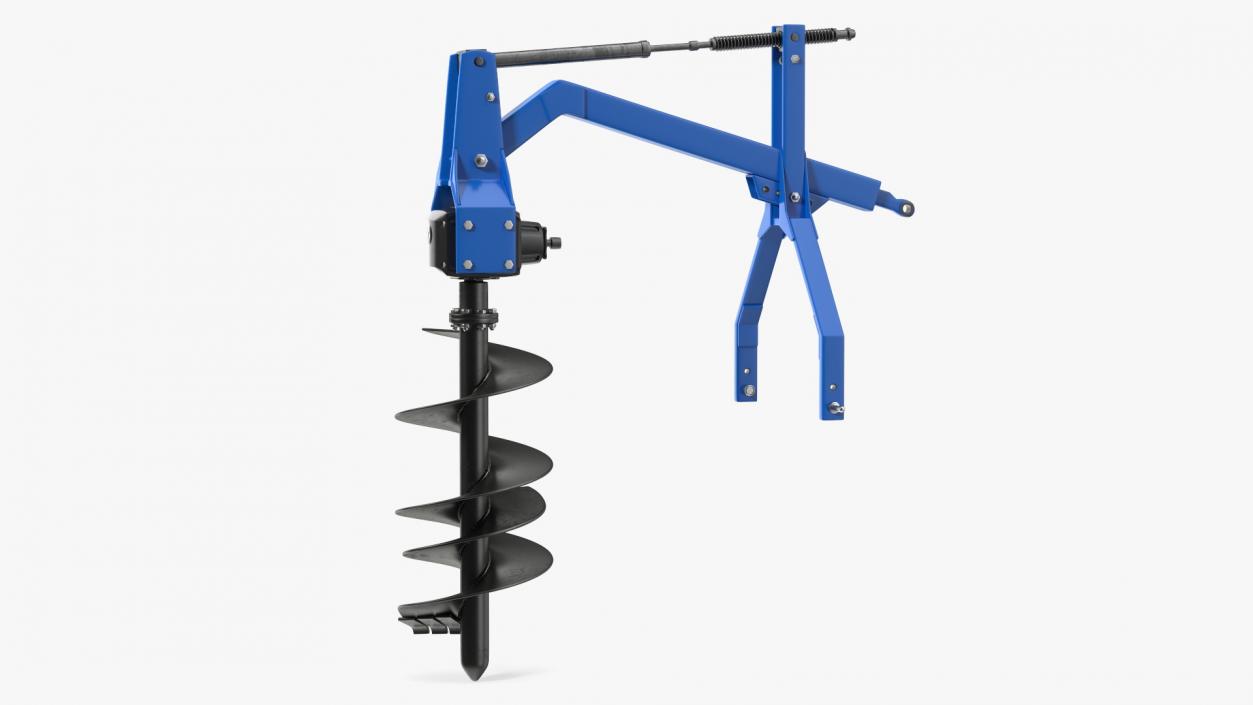 3D Hydraulic Post Hole Digger