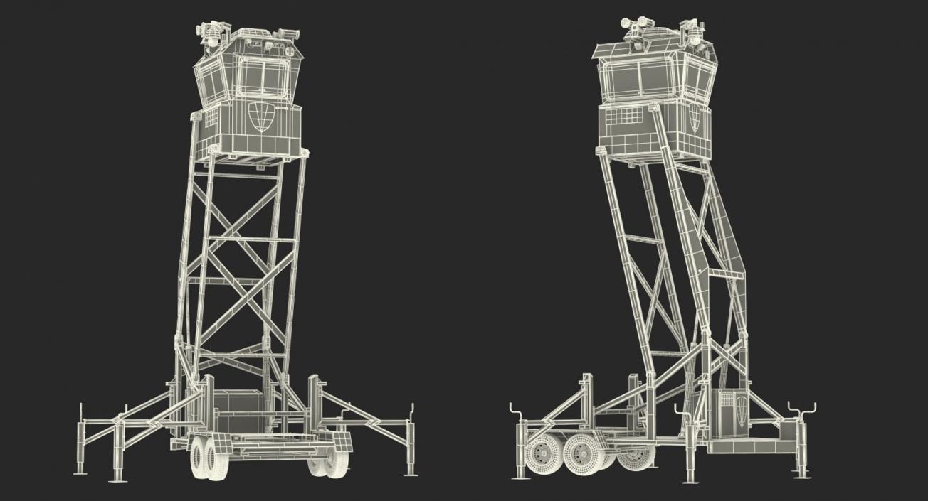 3D model Guard Towers Collection 2