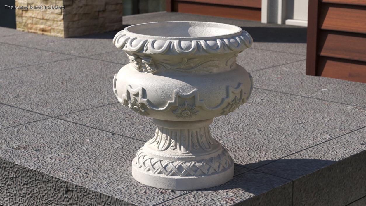 Provence Planter Urn h45 3D model