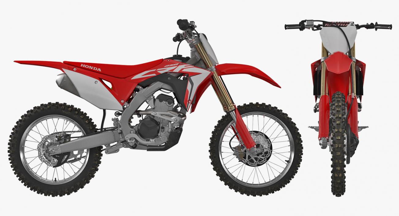 3D Competition Motorcycle Honda CRF250R 2018