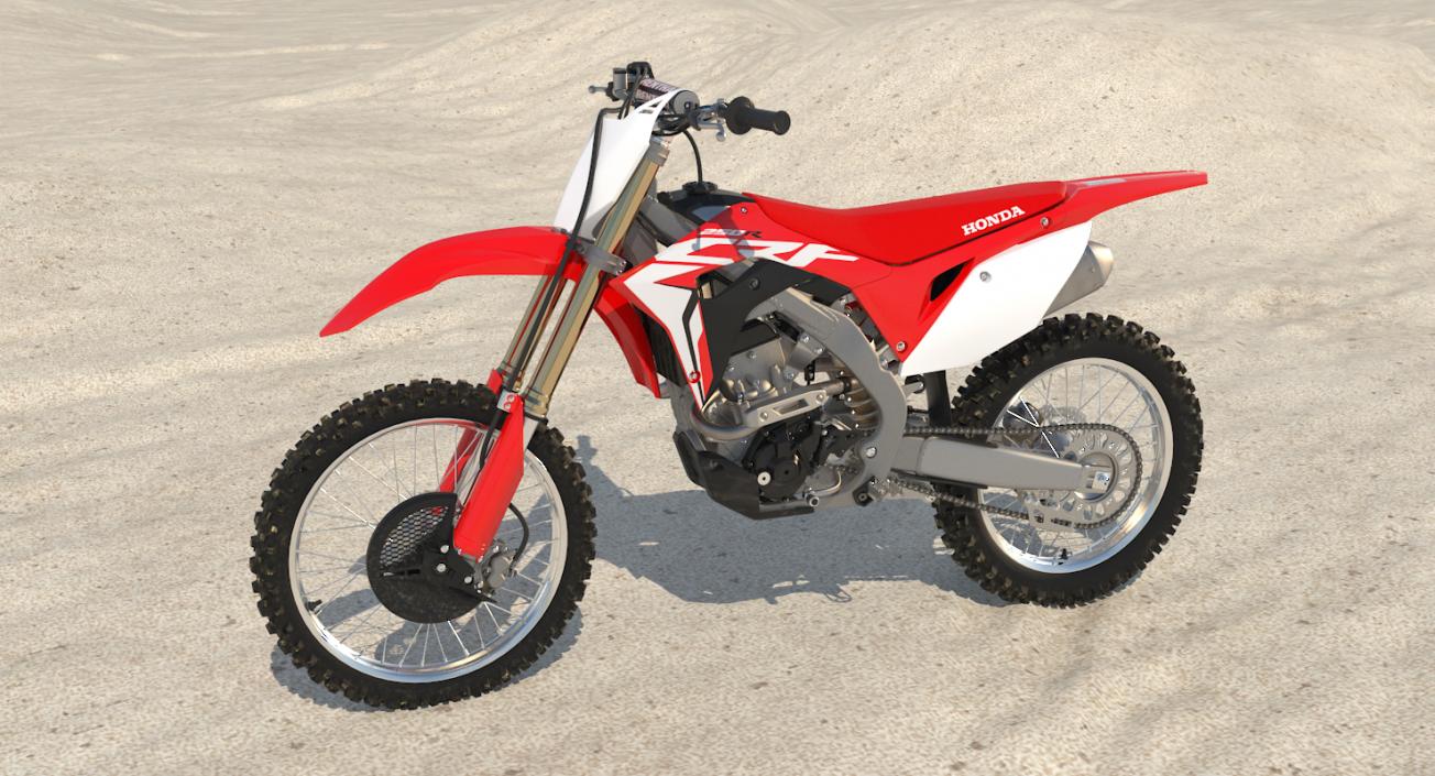 3D Competition Motorcycle Honda CRF250R 2018