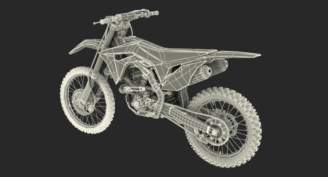 3D Competition Motorcycle Honda CRF250R 2018