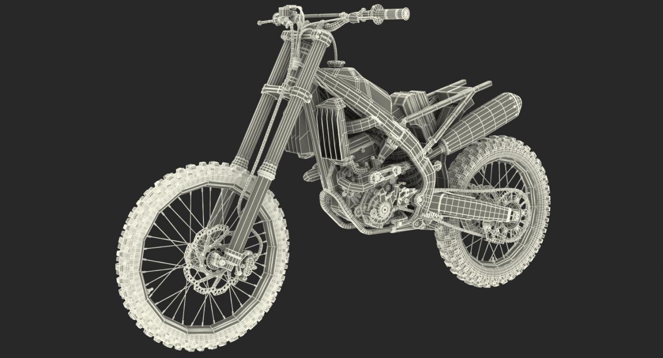 3D Competition Motorcycle Honda CRF250R 2018