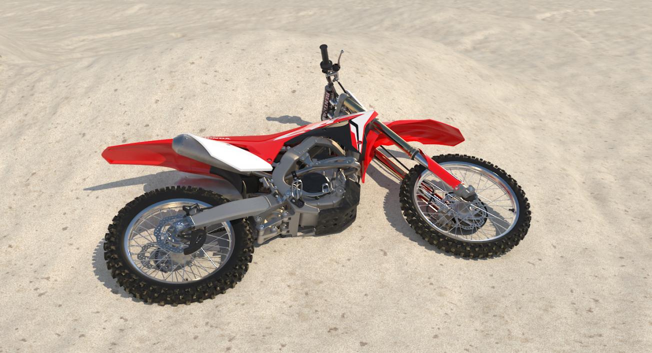 3D Competition Motorcycle Honda CRF250R 2018