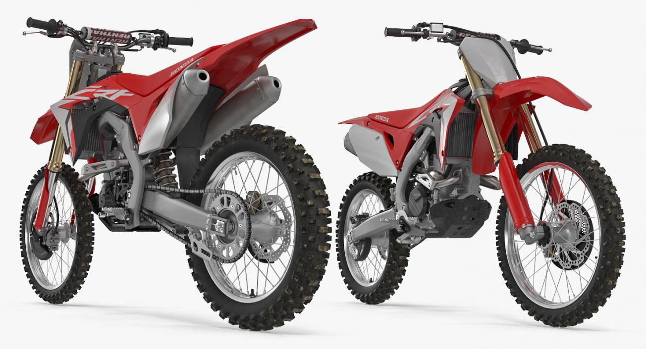 3D Competition Motorcycle Honda CRF250R 2018